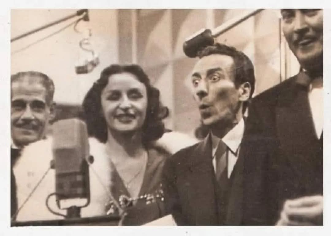 Enrique Santos Discépolo · Tita Merello — TITA MERELLO y ENRIQUE SANTOS DISCEPOLO
en la Radio de México (1946)