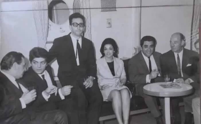 Alfredo De Angelis, Piro, Sassone, Montero y Bone.
Foto original