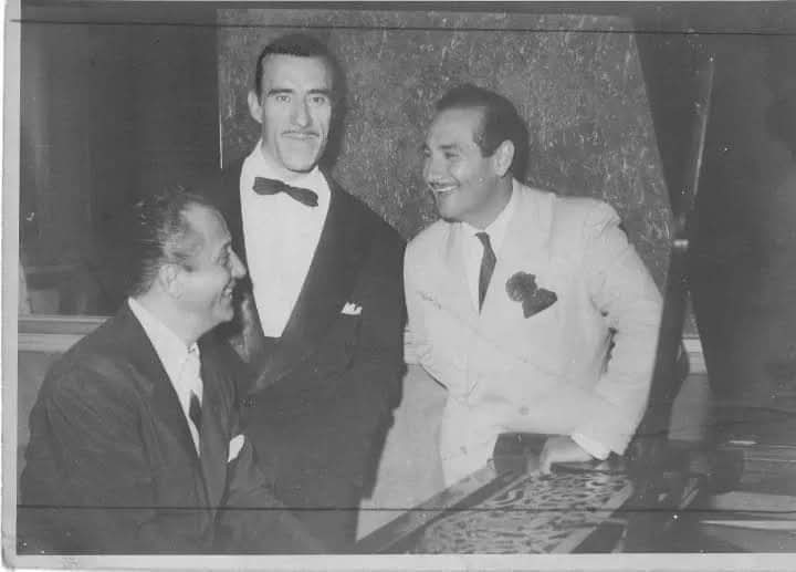 Foto original:
Edmundo Rivero junto a Charlo y Barry Moral