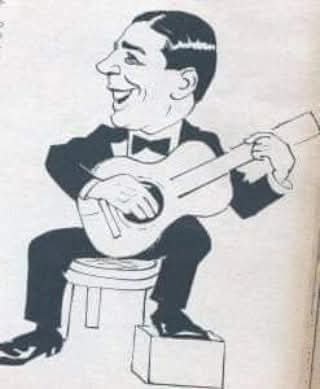 Carlitos Gardel, el único, el incomparable creador del tango argentino. Diariamente  acude a Principal Palace un público numerosísimo, que aplaude largamente a Gardel, obligándole a cantar hasta doce ó catorce canciones.
Diario LA VANGUARDIA, octubre 1927
