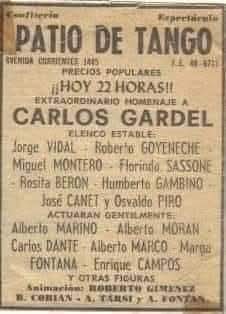 La Ville Lumiėre es como una mujer hermosa, difícil de conquistar.
CARLOS GARDEL