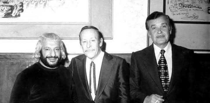Martín Karadagián, Roberto Goyeneche y Rodolfo Di Sarli en los años 80.