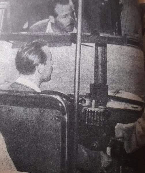 EL " Polaco Goyeneche " cuando era colectivero en la linea 19.
