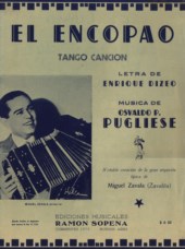 Tapa de la partitura del tango 'El Encopao' con música de Osvaldo Pugliese