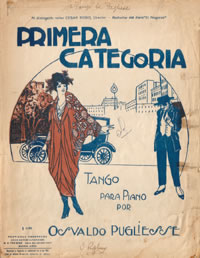 Partitura del tango 'Primera Categoría' de Osvaldo Pugliese
